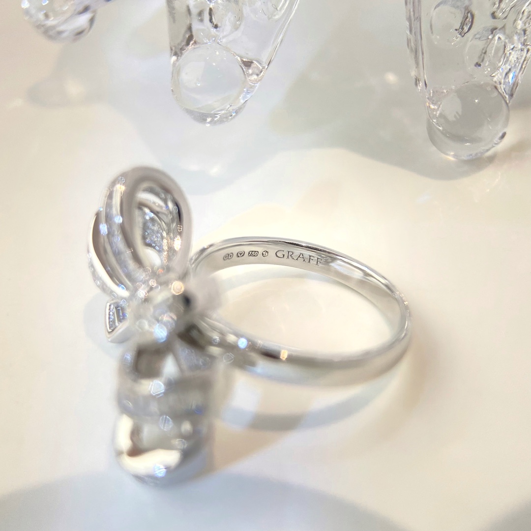 GRAFF グラフ ティルダズ ボウ ダブルノット ダイヤモンド リング
