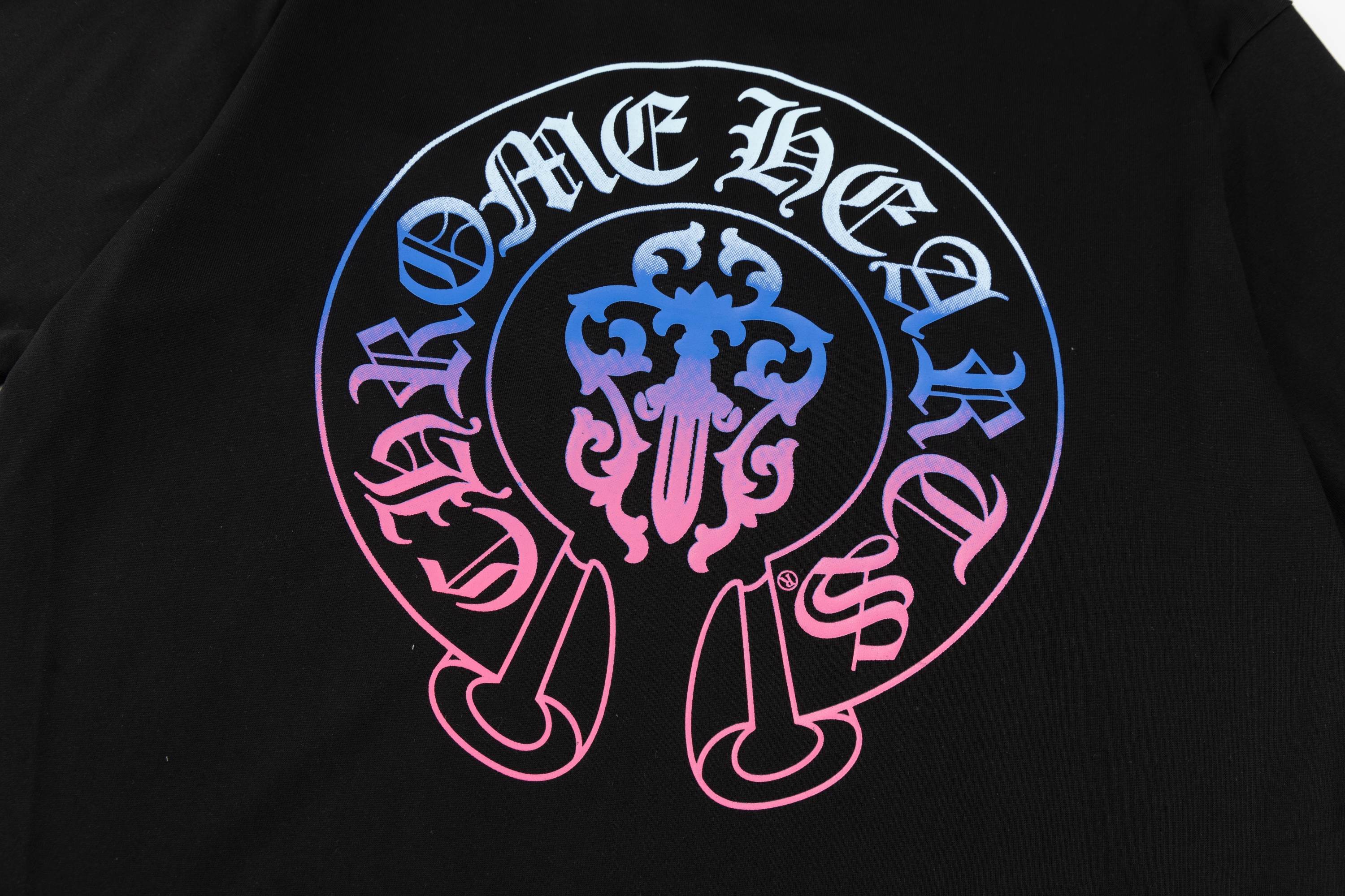 【Chrome Hearts】グラデーション ダガー Tシャツ 黒