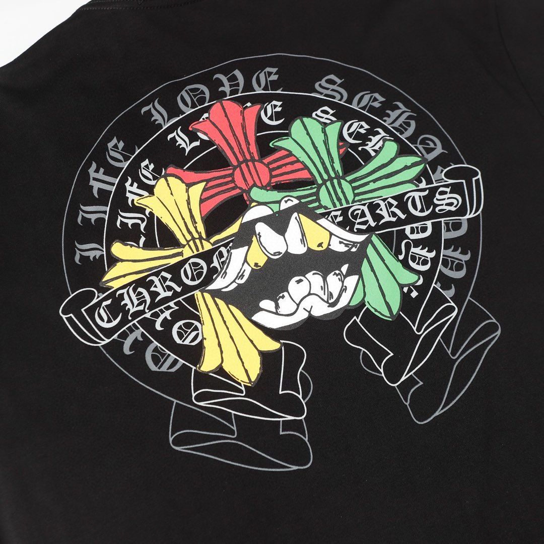 Chrome Hearts Tシャツ黒&白 H0168