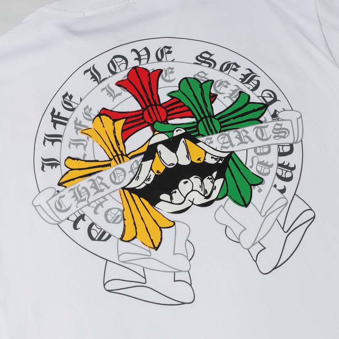 Chrome Hearts Tシャツ黒&白 H0168