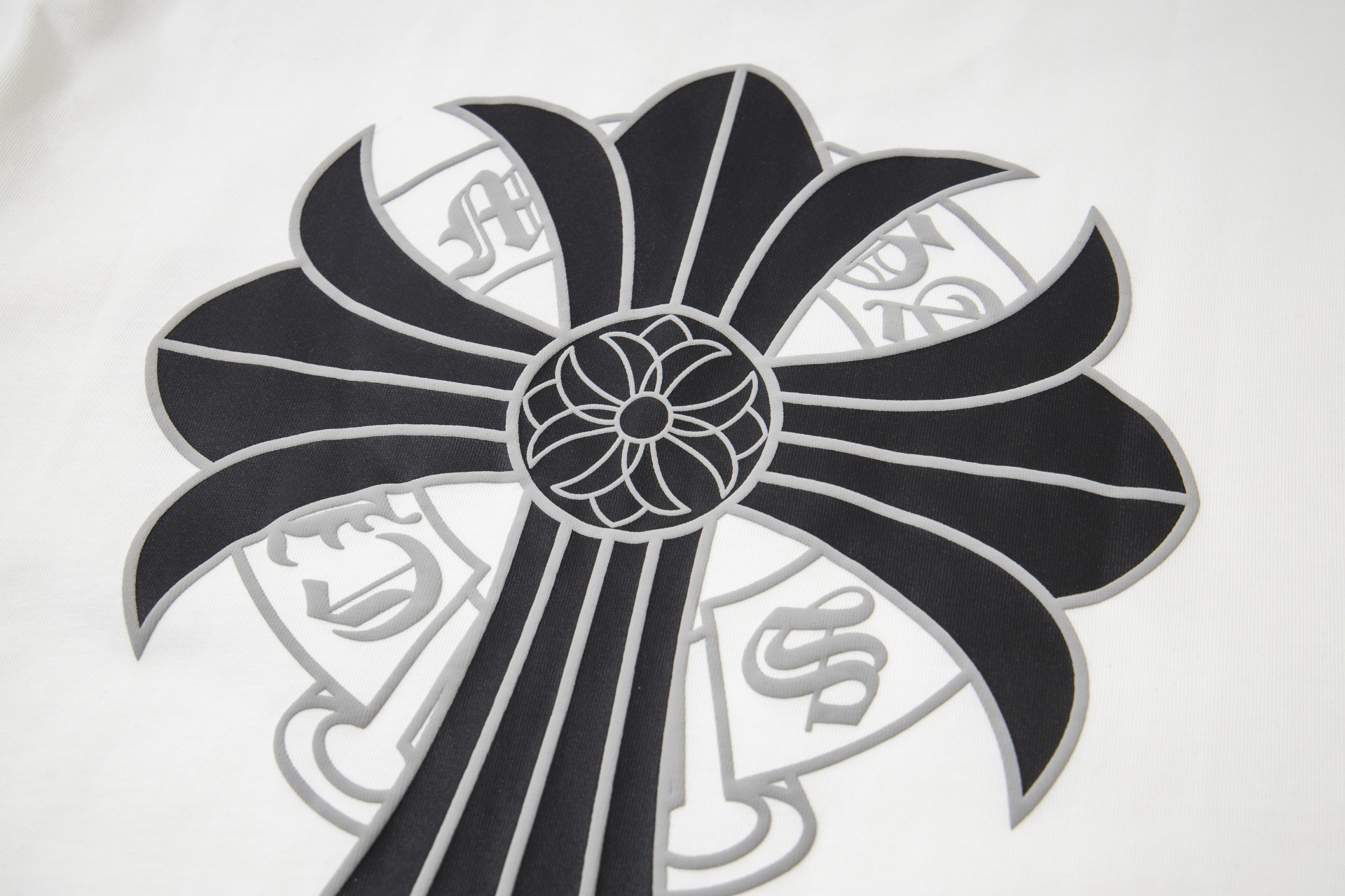 Chrome Hearts Tシャツ黒&白  綿100%  zH0179