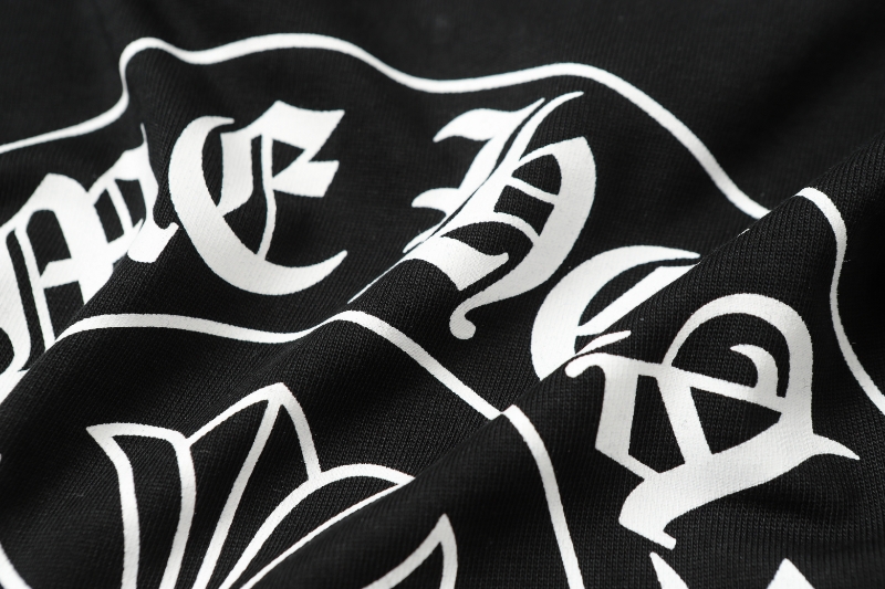 クロムハーツChrome Heartノースリーブシャツ 黒  綿100%  zH0192