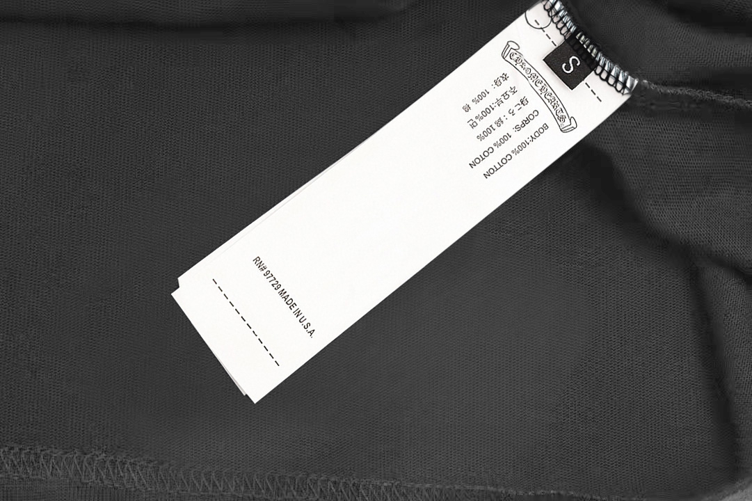 Chrome Heartクロムハーツ ノースリーブシャツ  黒 &白＆グレー綿100%  zH0194