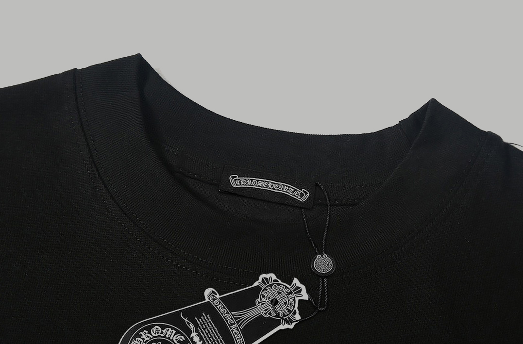 Chrome Heartクロムハーツ ノースリーブシャツ  黒 &白＆グレー綿100%  zH0194