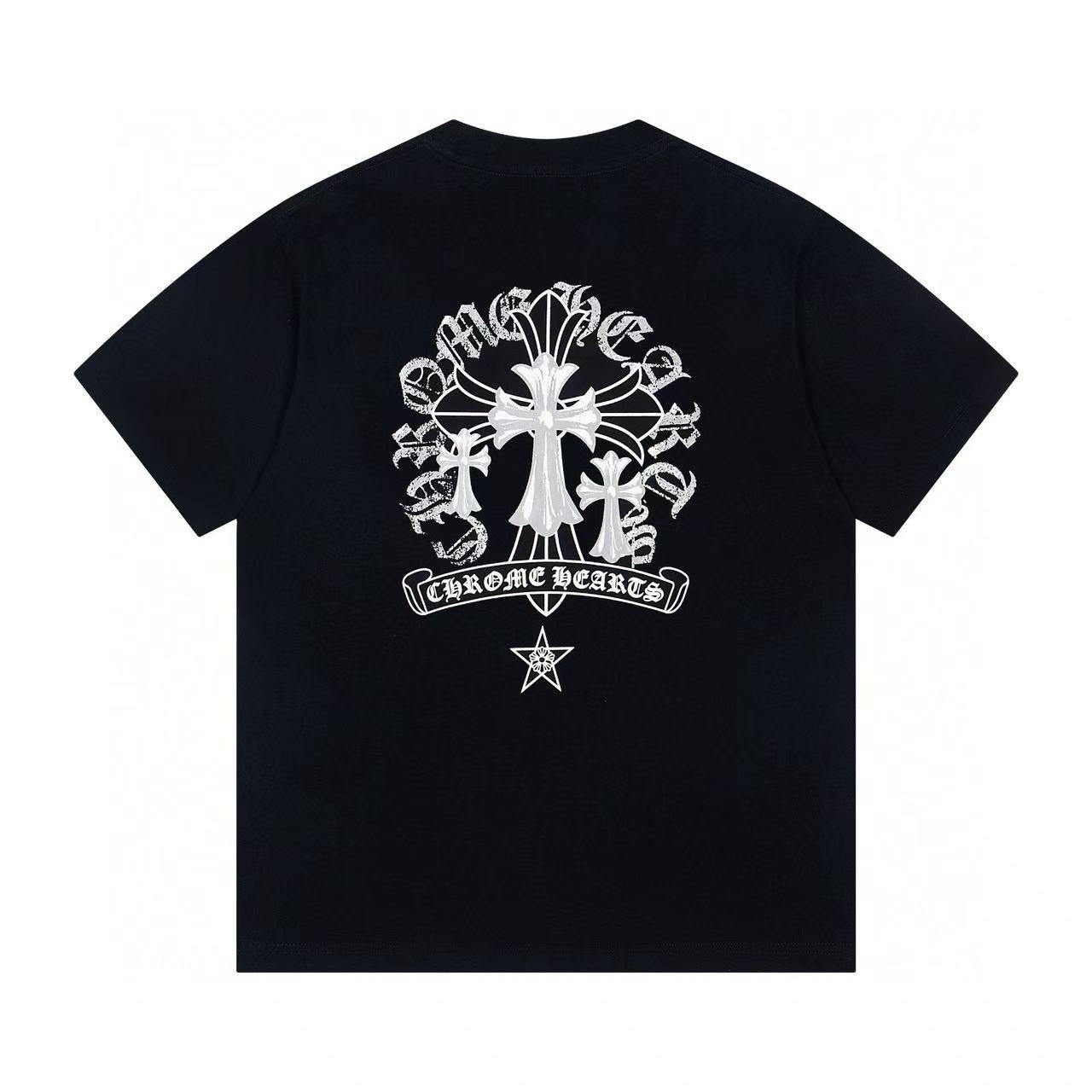 Chrome Heart クロムハーツ Tシャツ 黒  綿100%  zH0121