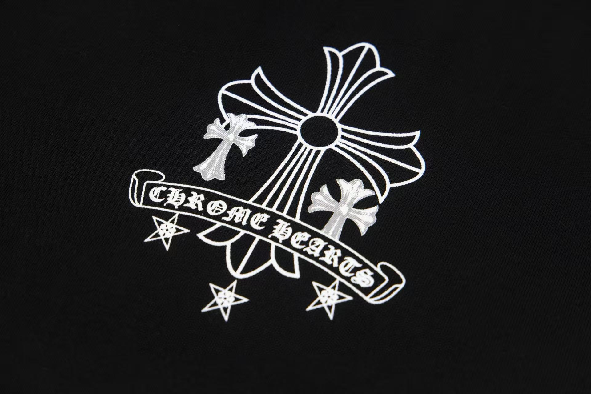 Chrome Heart クロムハーツ Tシャツ 黒  綿100%  zH0121