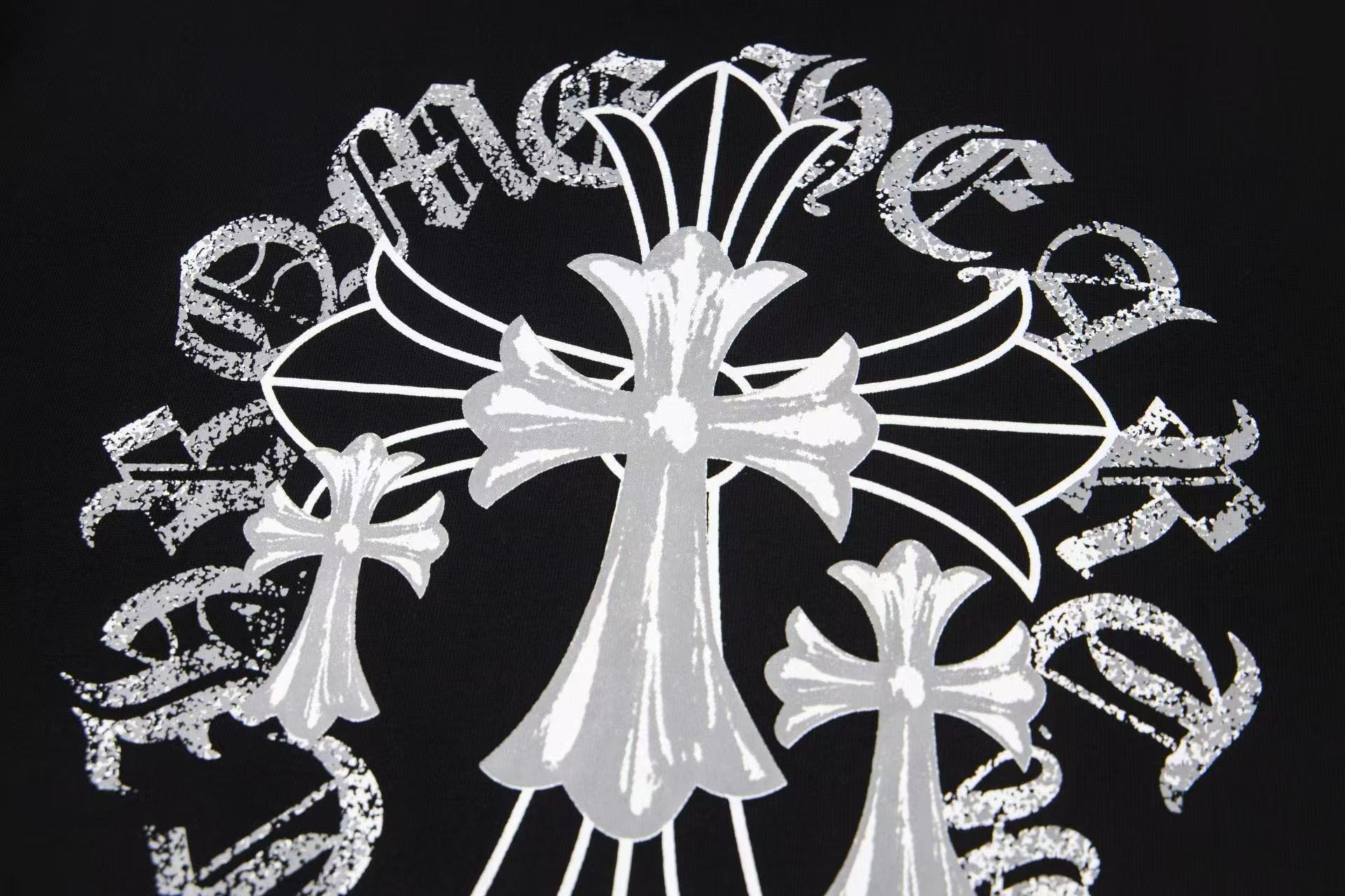 Chrome Heart クロムハーツ Tシャツ 黒  綿100%  zH0121