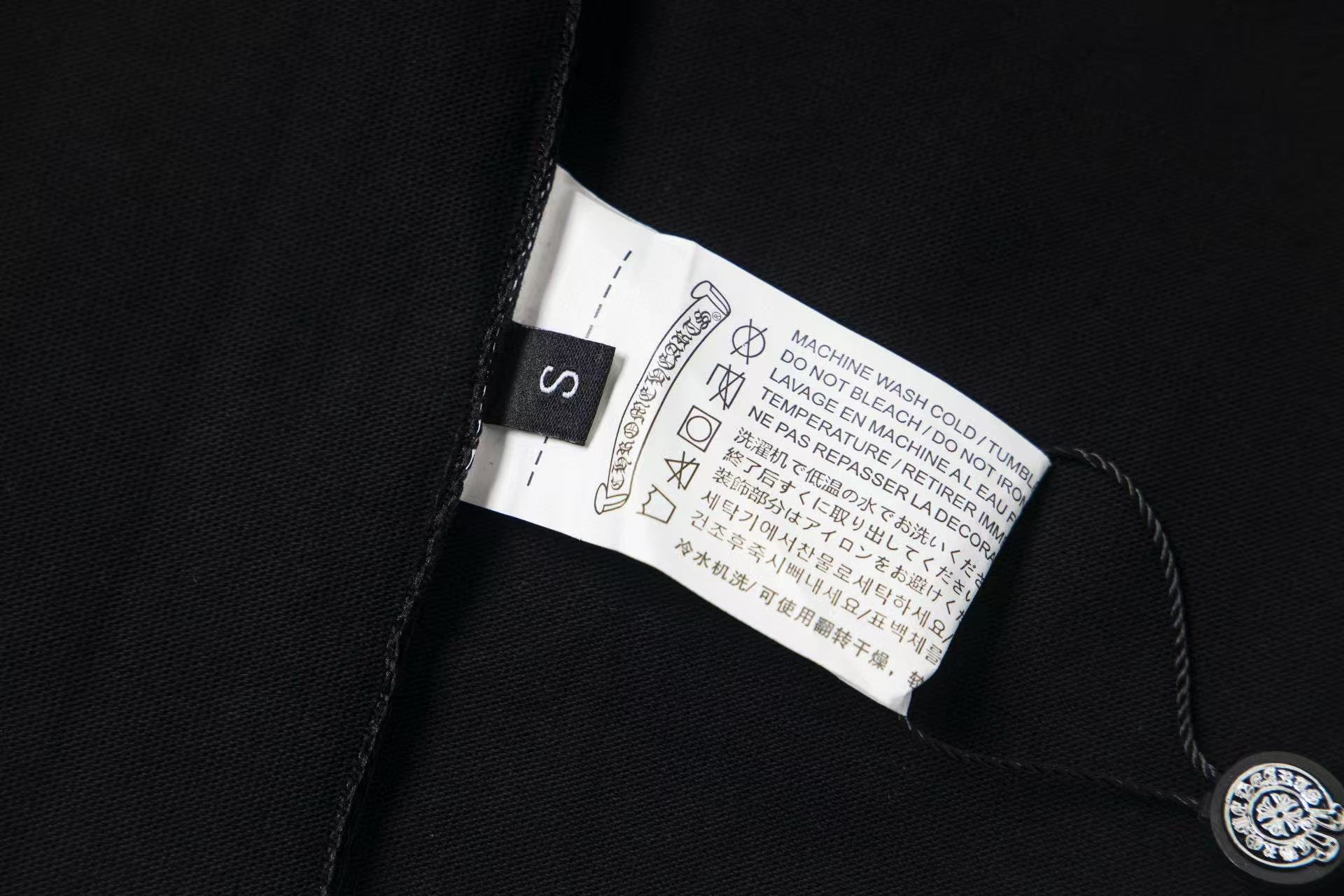 Chrome Heart クロムハーツ Tシャツ 黒  綿100%  zH0121