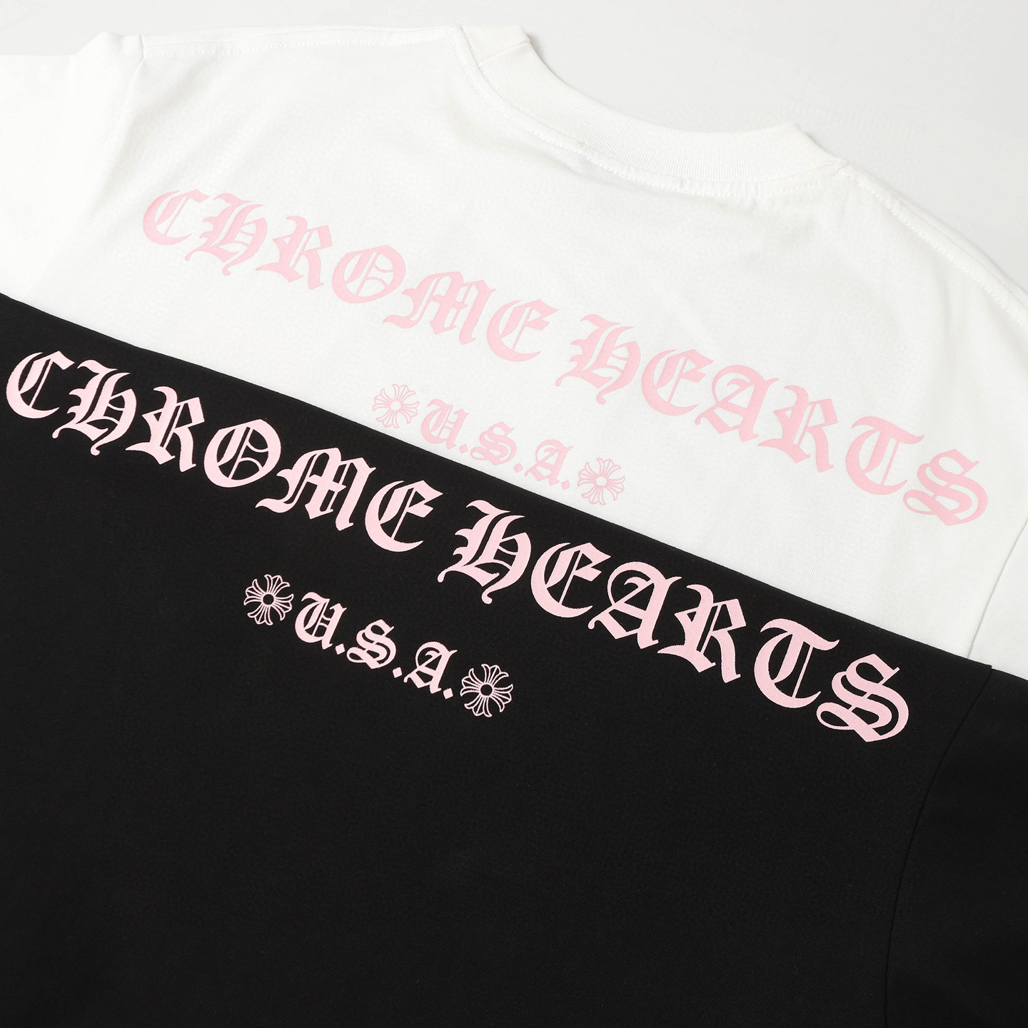 クロムハーツChrome Heart  Tシャツ黒&白  綿100%  zh0122