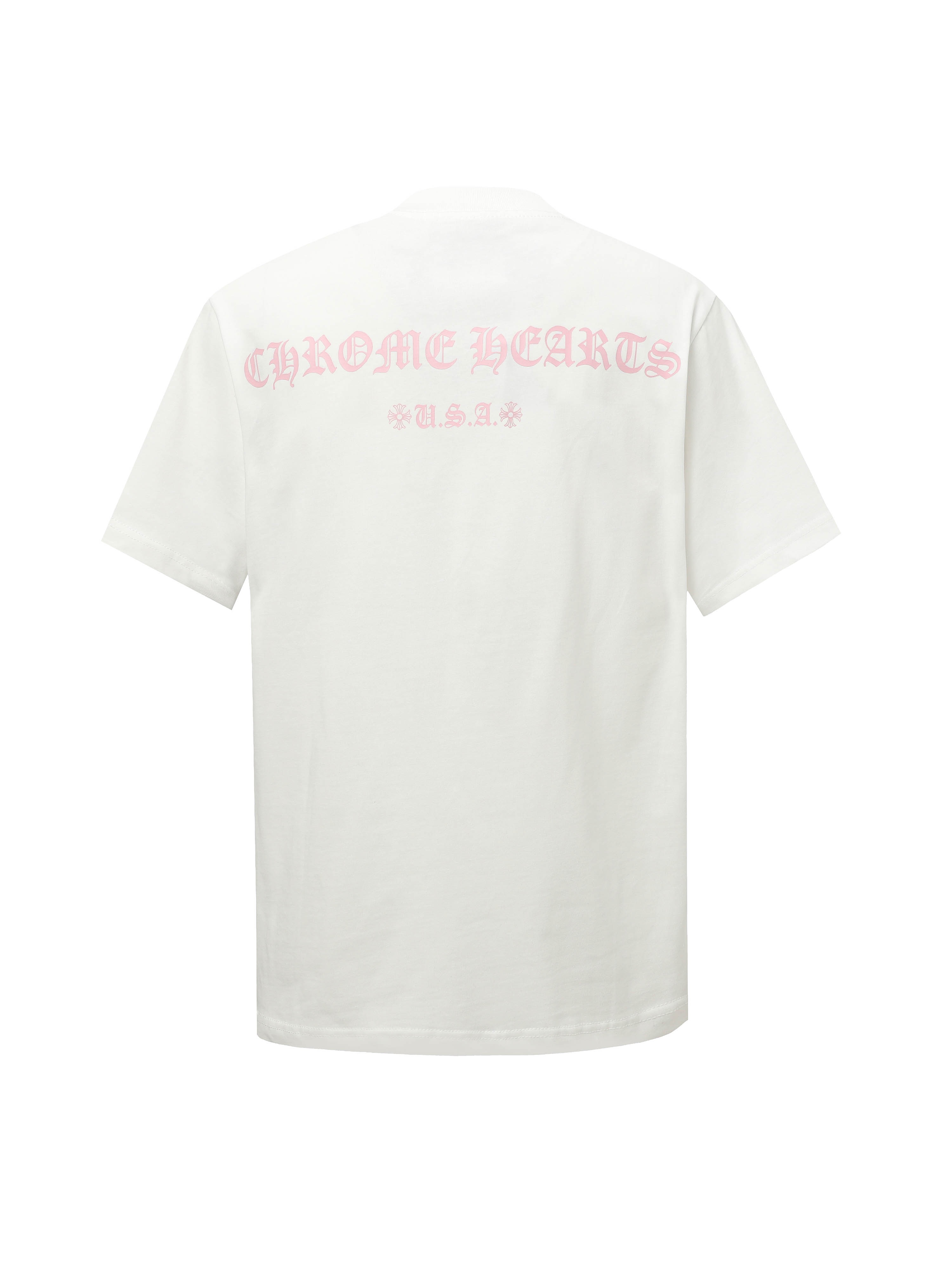 クロムハーツChrome Heart  Tシャツ黒&白  綿100%  zh0122