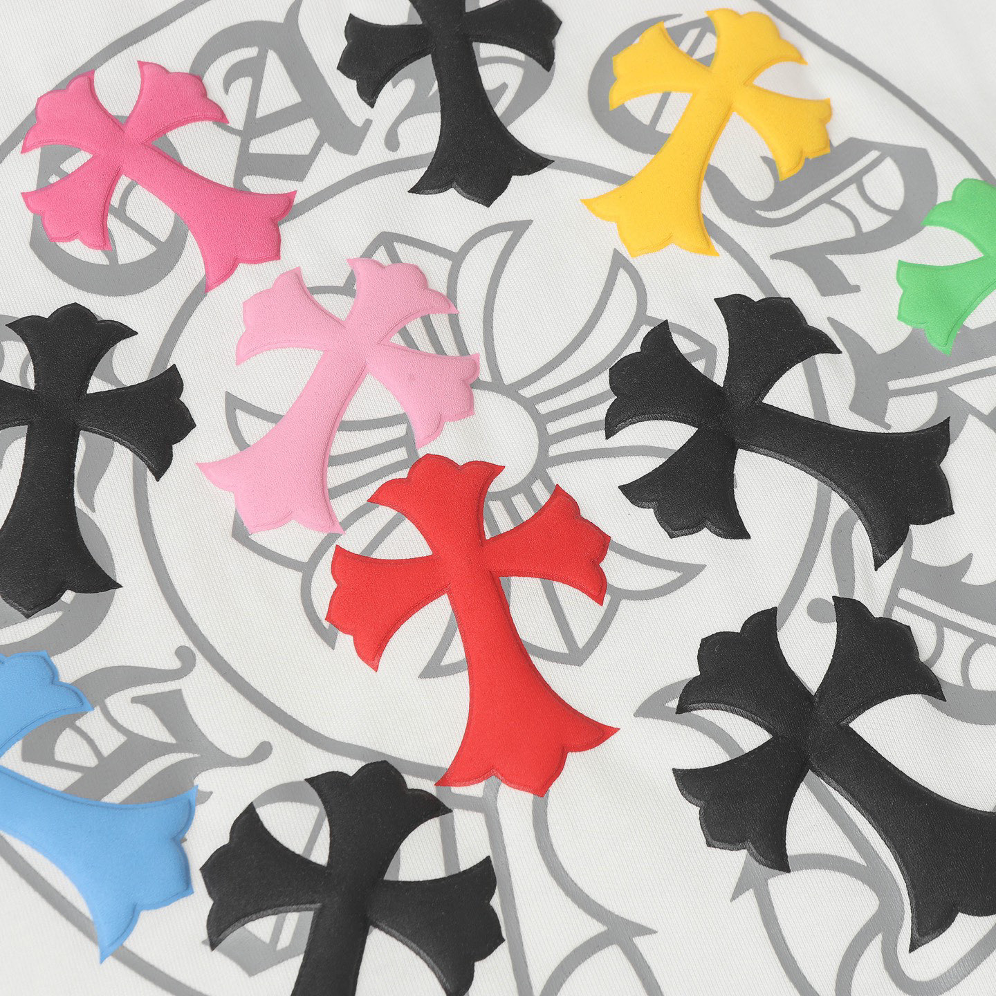 クロムハーツChrome Heart  Tシャツ黒&白  綿100%  zh0123