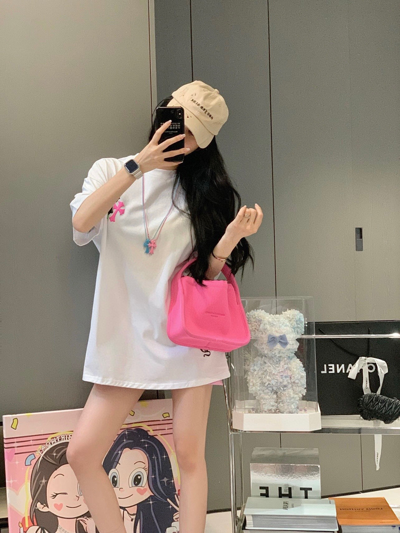 クロムハーツChrome Heart  Tシャツ黒&白  綿100%  zh0123