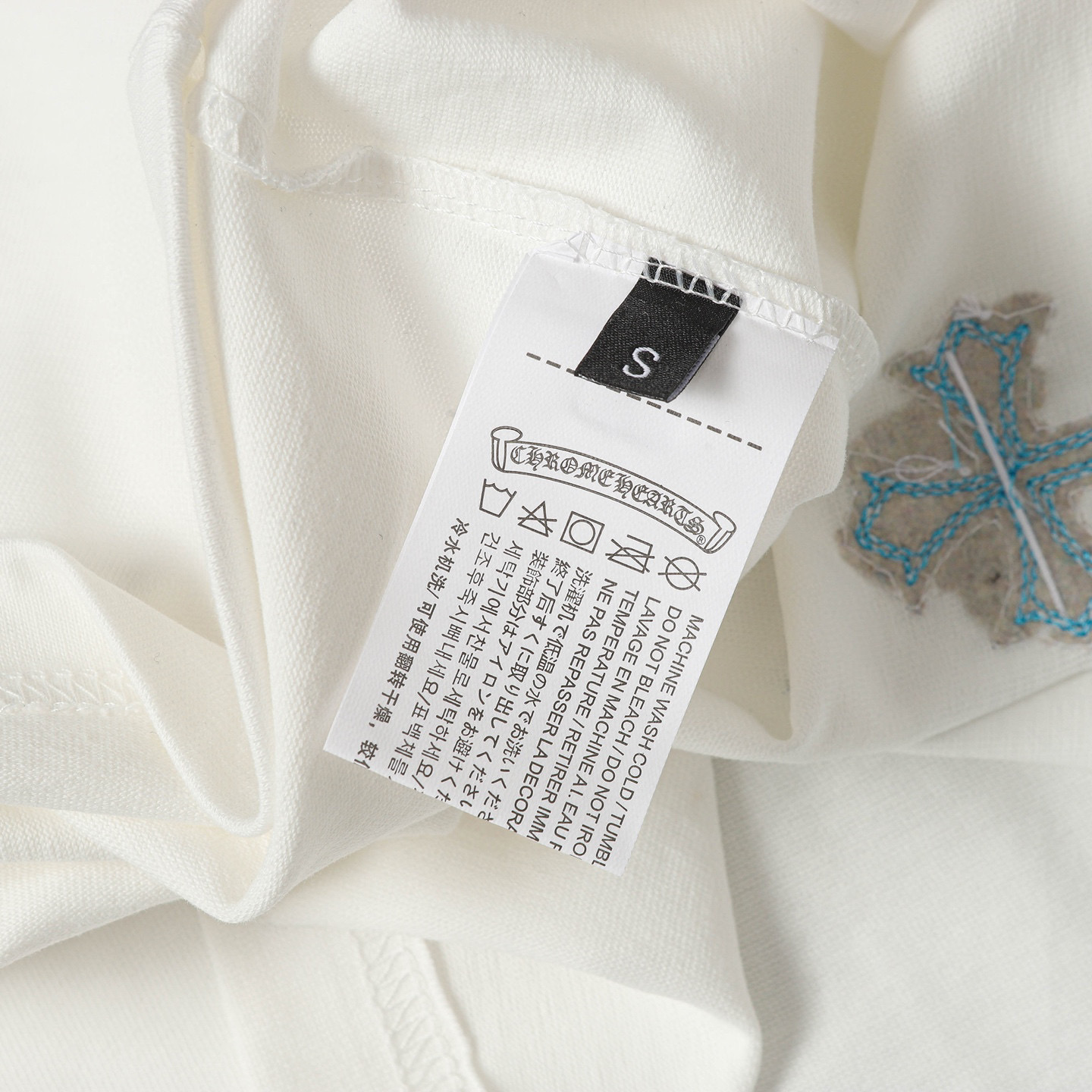 クロムハーツChrome Heart  Tシャツ黒&白  綿100%  zh0125