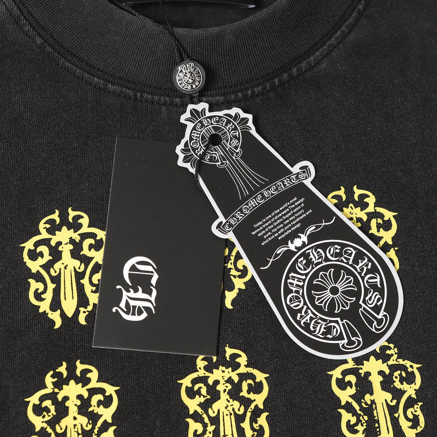 Chrome Heart クロムハーツ Tシャツ 黒  綿100%  zH0127