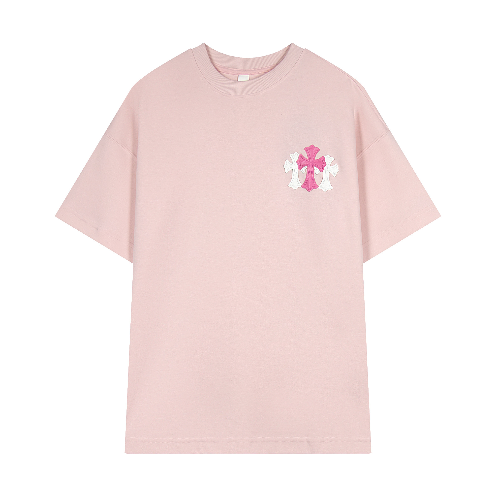 Chrome Heartクロムハーツ Tシャツ  黒 &白＆ブルー 3色　綿100%  zh0129