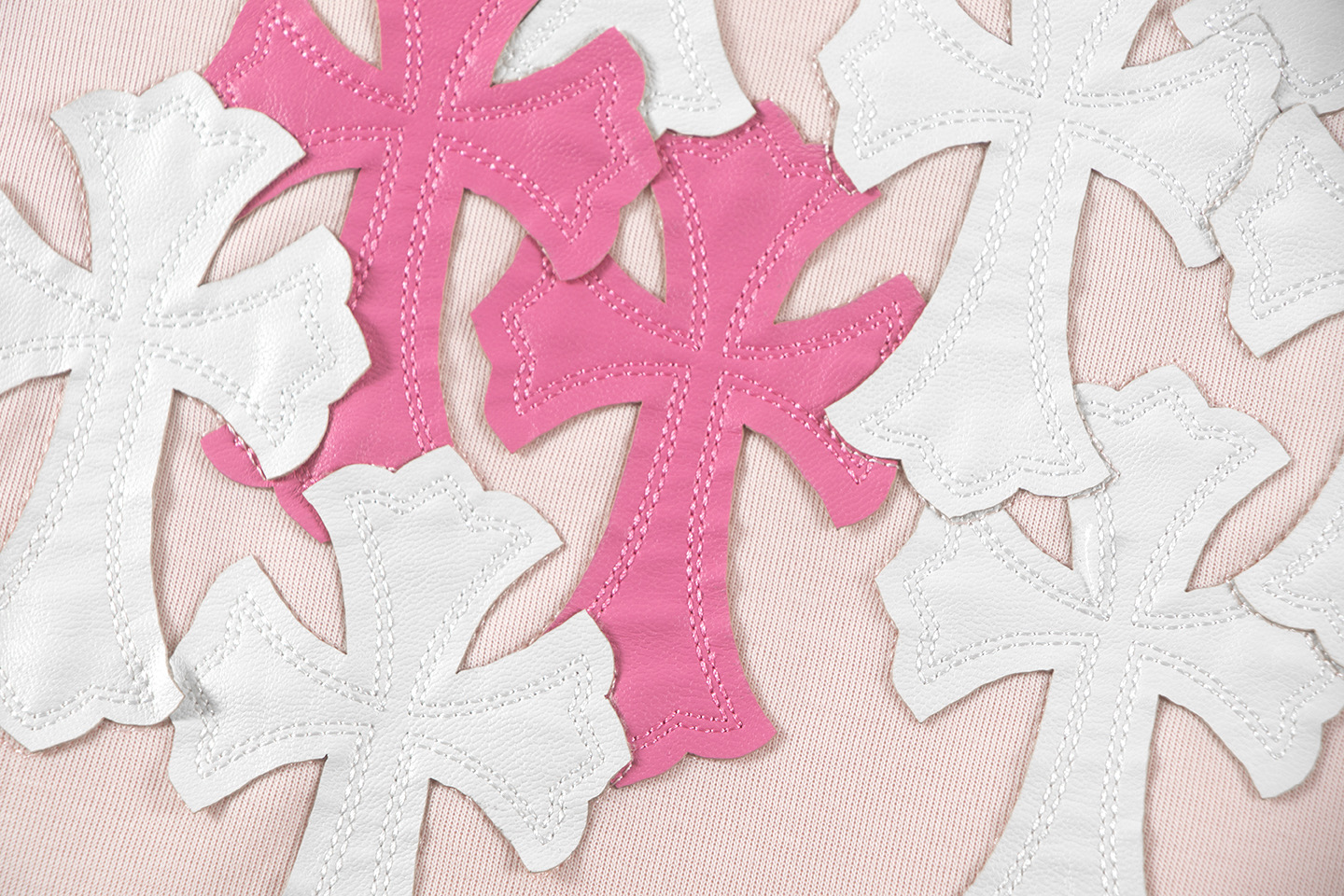 Chrome Heartクロムハーツ Tシャツ  黒 &白＆ブルー 3色　綿100%  zh0129