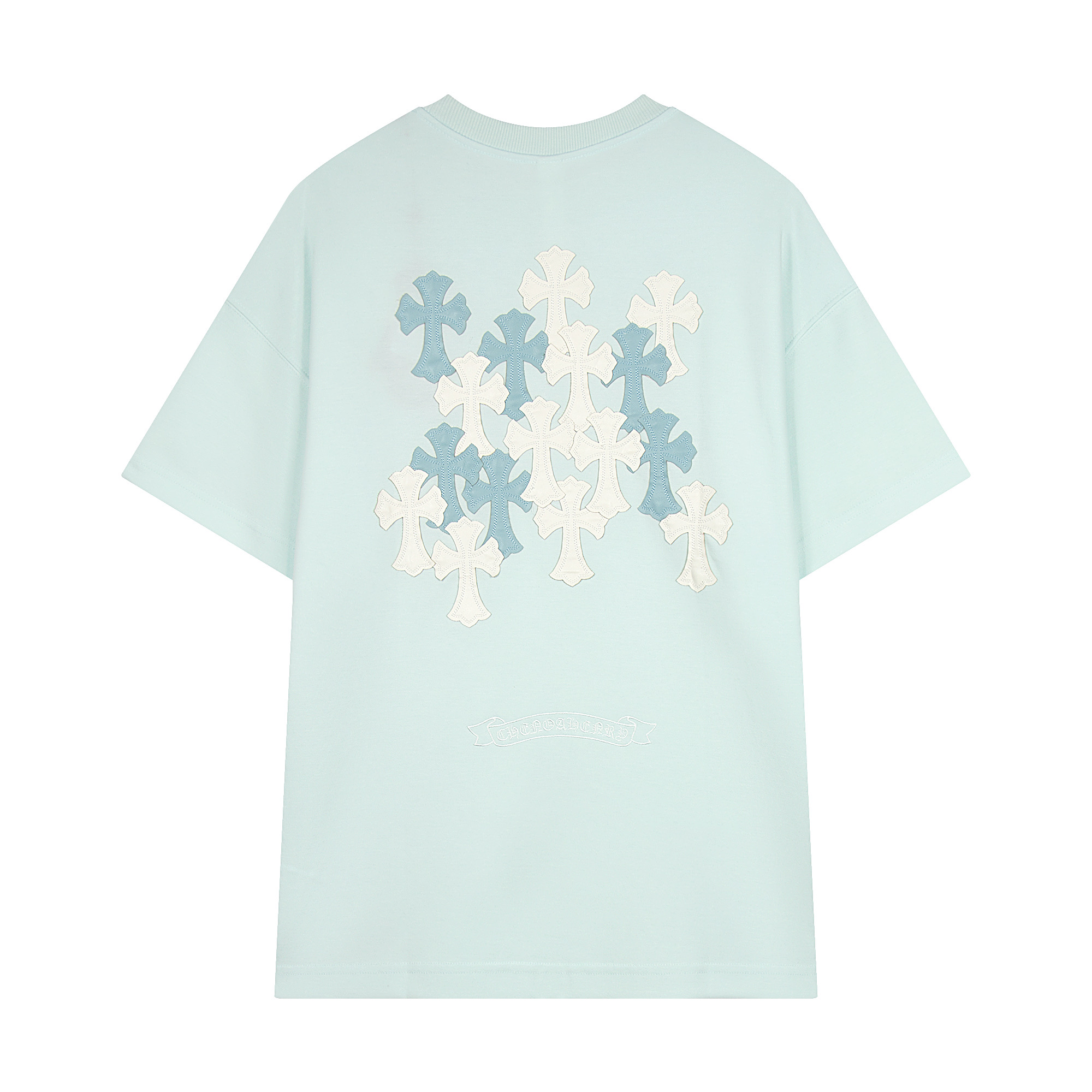 Chrome Heartクロムハーツ Tシャツ  黒 &白＆ブルー 3色　綿100%  zh0129