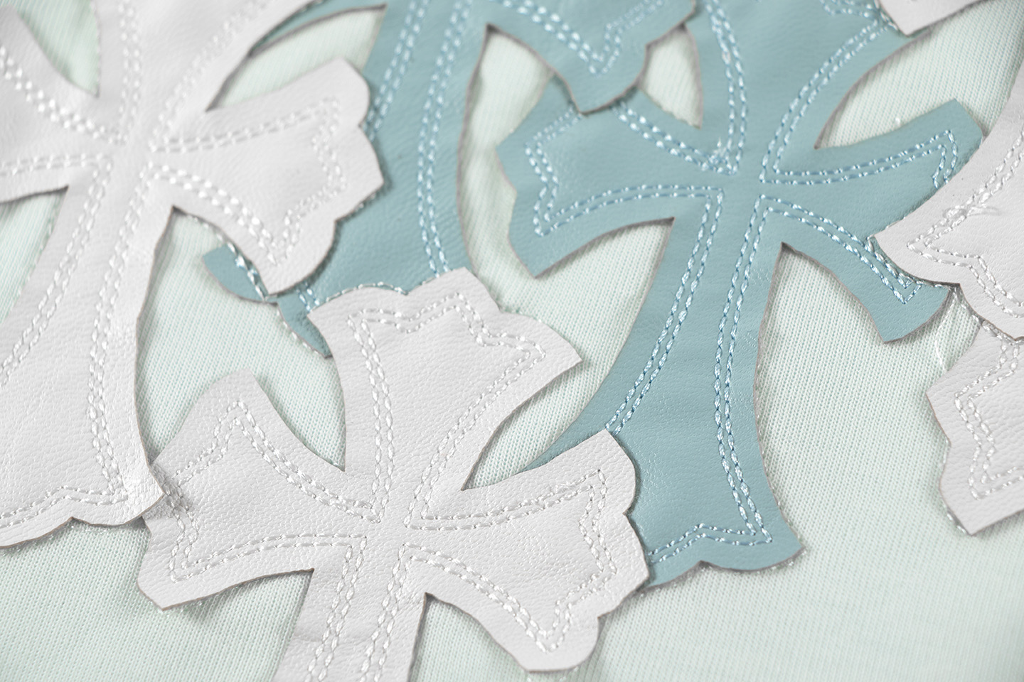 Chrome Heartクロムハーツ Tシャツ  黒 &白＆ブルー 3色　綿100%  zh0129