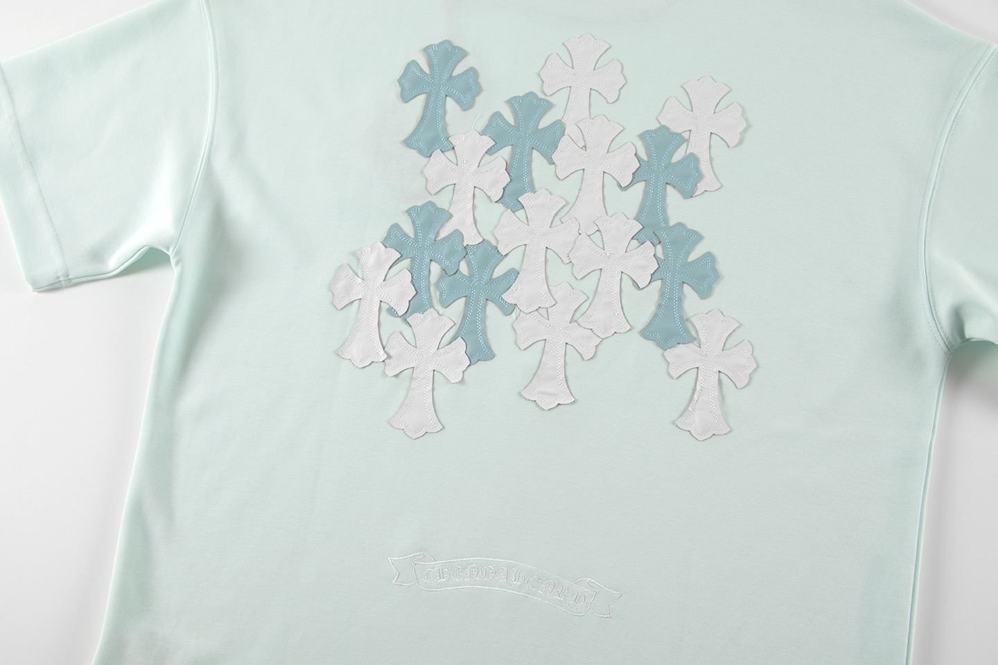 Chrome Heartクロムハーツ Tシャツ  黒 &白＆ブルー 3色　綿100%  zh0129