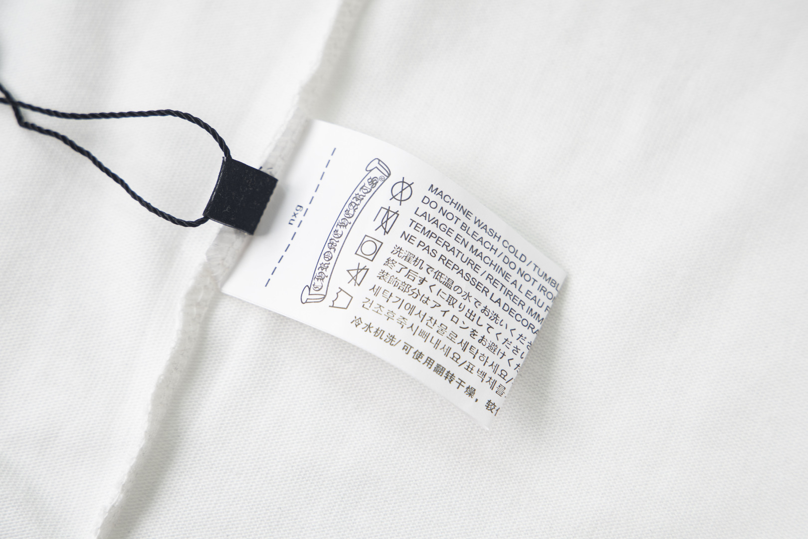 クロムハーツChrome Heart  Tシャツ　黒&白  2色　綿100%  zh0114