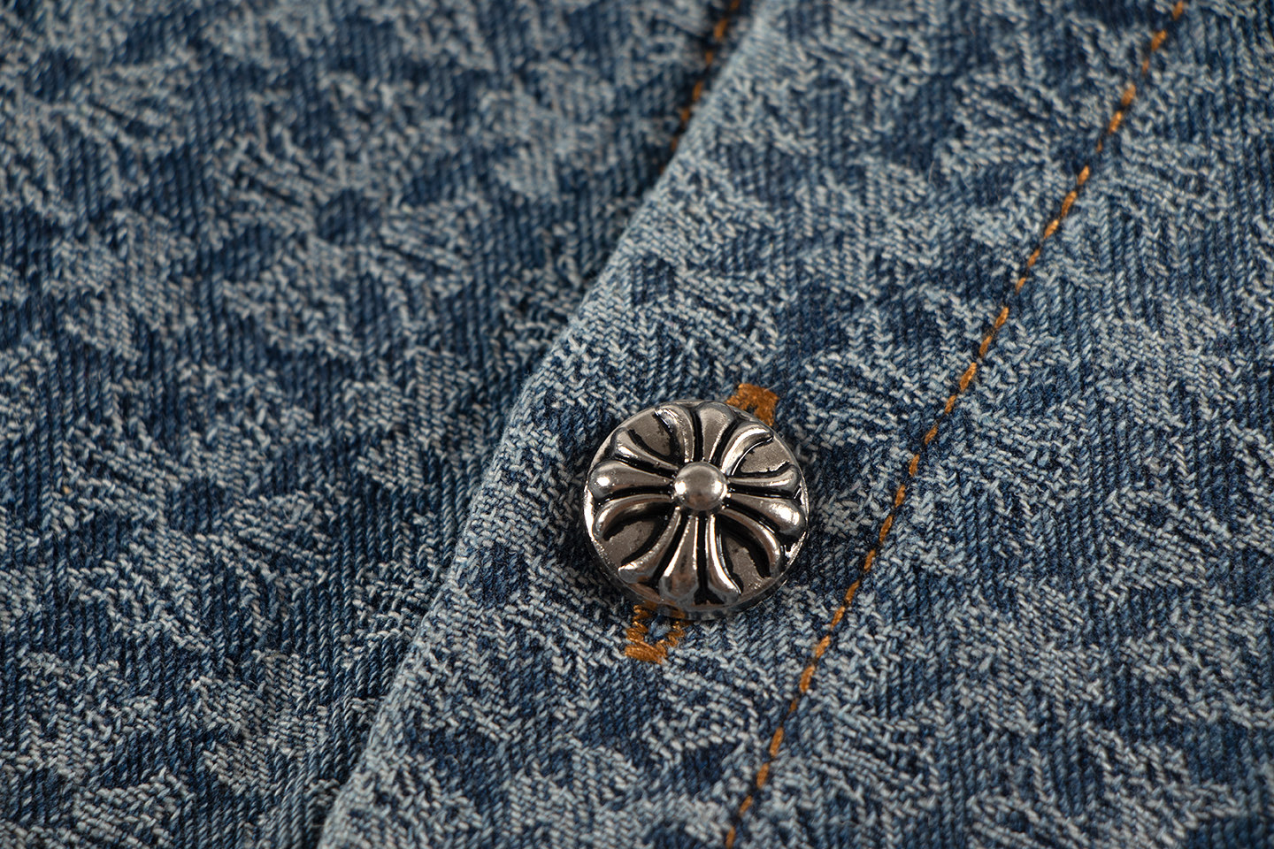 Chrome Heartクロムハーツ2025最新作 デニム半袖シャツ ch0200