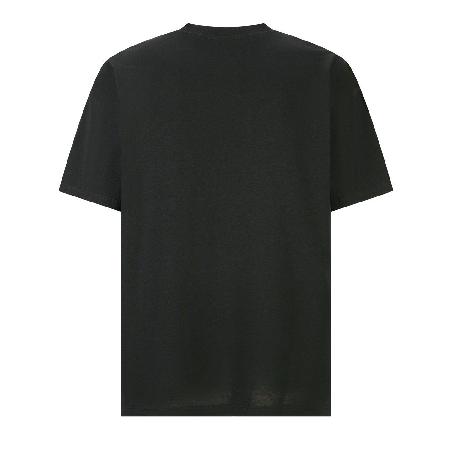 MONCLER モンクレール 刺繍ワッペンロゴ 半袖Tシャツ 　ブラック＆ホワイト　100％　男女兼用 mh0213