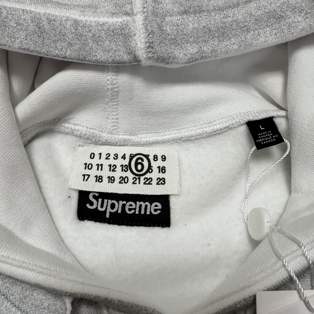 Supreme/MM6 MAISON MARGIELA★FOIL BOX LOGO HOODED SWEATSHIRT (108111112)