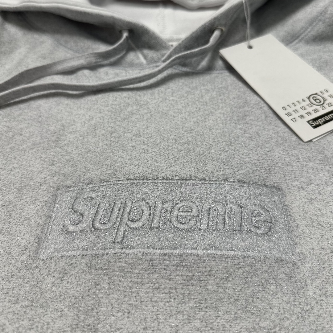 Supreme/MM6 MAISON MARGIELA★FOIL BOX LOGO HOODED SWEATSHIRT (108111112)