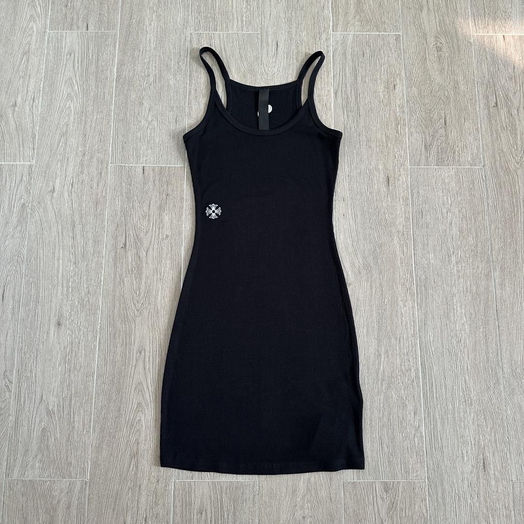 CHROME HEARTS (クロムハーツ) クロムハーツ BAD SEED タンクトップ ミニ ドレス レディース