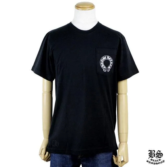 Chrome Heartsクロムハーツ Tシャツ フローラルクロス マリブ ブラック 黒&白