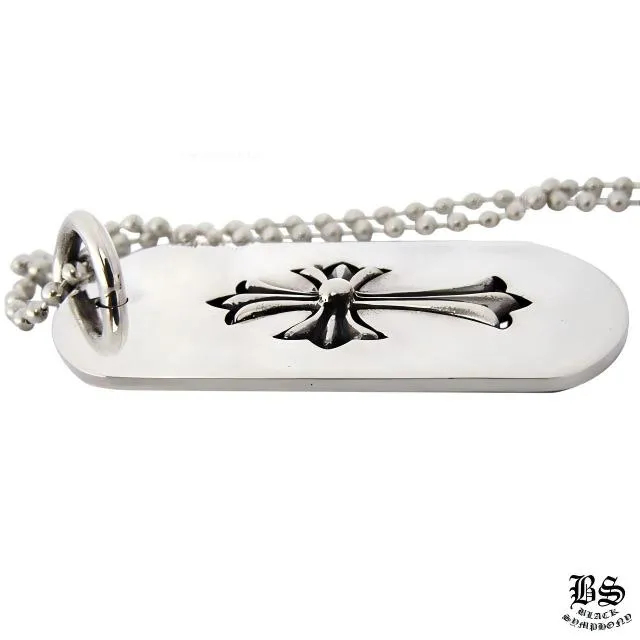 【CHROME HEARTS/クロムハーツ】クロムハーツ タイニーCHクロスカットアウトドッグタグ