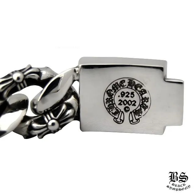 【CHROME HEARTS/クロムハーツ】クロムハーツ ファンシーチェーン ボックス ブレスレット 15リンク