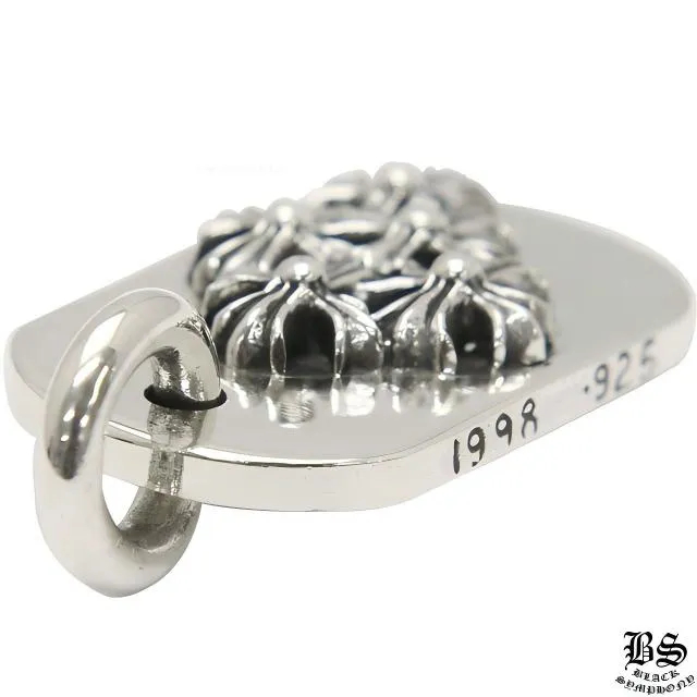 【CHROME HEARTS/クロムハーツ】クロムハーツ タイニーCHクロスカットアウトドッグタグ