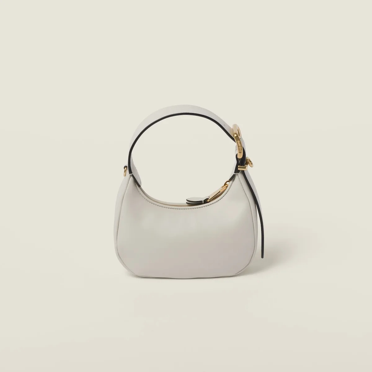 Miu Miu ミュウミュウ　レザー ホーボーバッグ