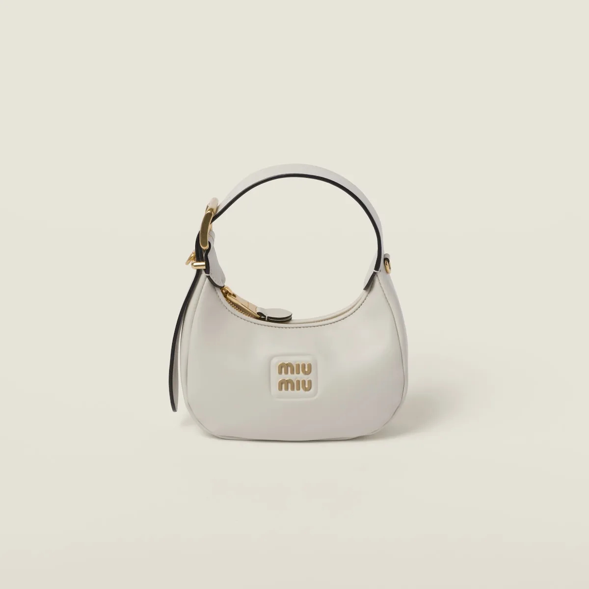 Miu Miu ミュウミュウ　レザー ホーボーバッグ