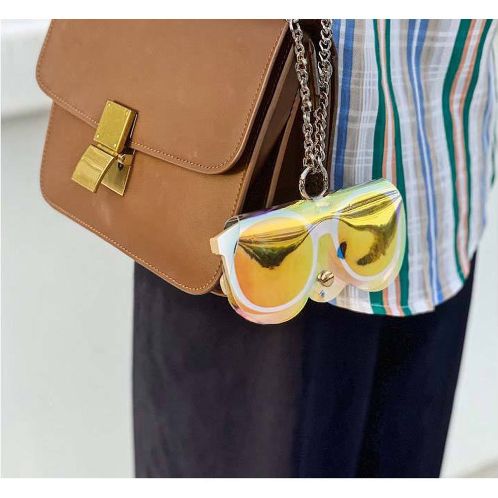 PVC EYEWEAR POUCH WITH CHAIN