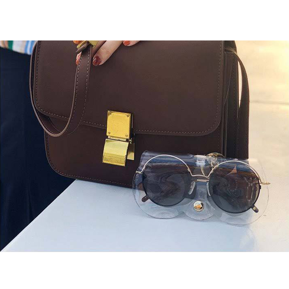 PVC EYEWEAR POUCH WITH CHAIN