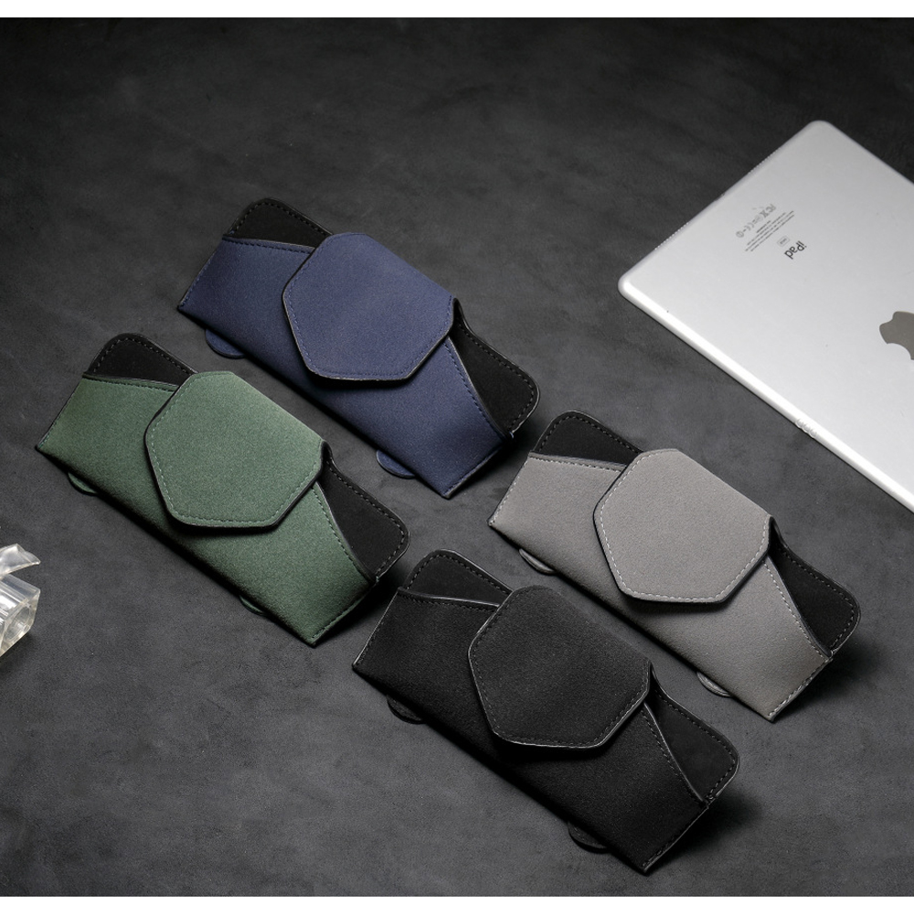 PU CAR GLASSES HOLDER