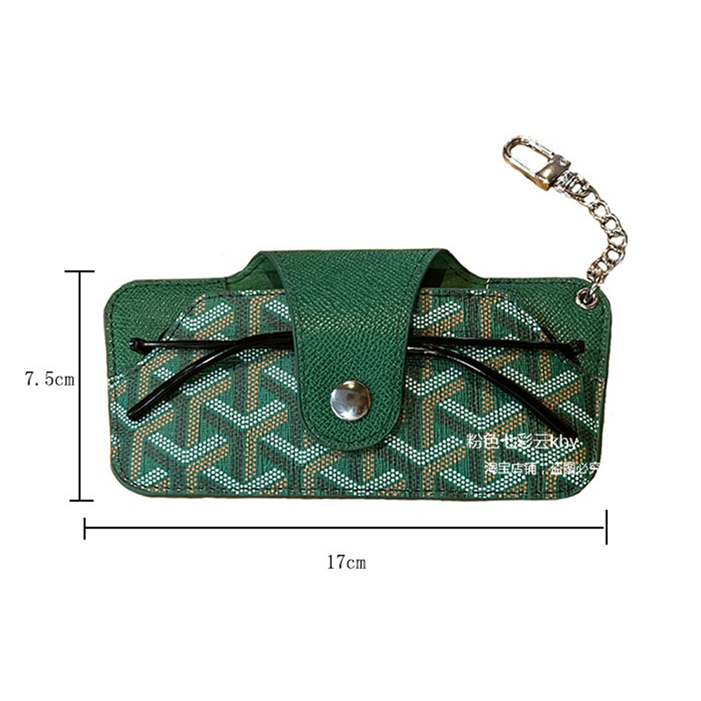 PU EYEWEAR POUCH WITH WRIST CHAIN