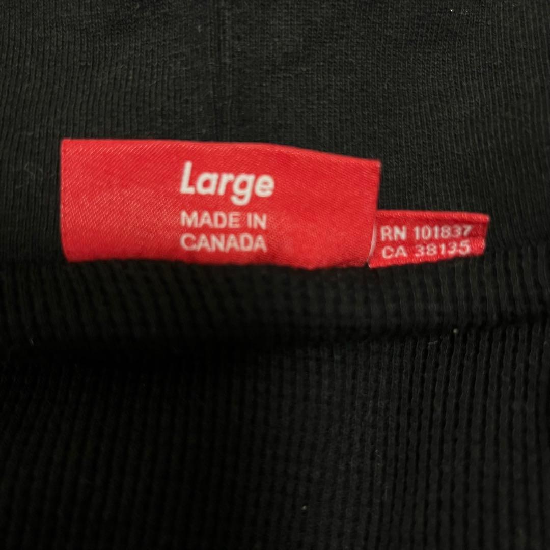 Supreme シュプリーム AW Collegiate Applique Zip Up Hooded Sweatshirt　カレッジエイト アップリケ ジップアップ フードパーカー ブラック