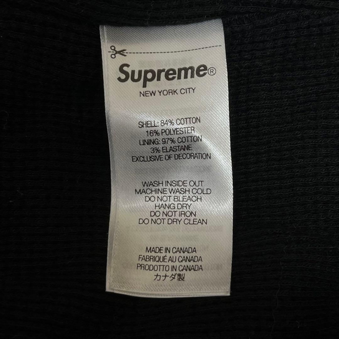 Supreme シュプリーム AW Collegiate Applique Zip Up Hooded Sweatshirt　カレッジエイト アップリケ ジップアップ フードパーカー ブラック