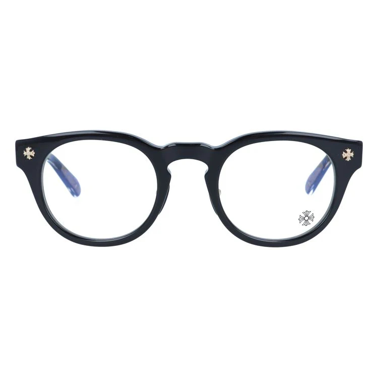 【Chrome Hearts】クロムハーツ メガネフレーム 伊達メガネ CHROME HEARTS DINGALONGLINGLONG BK-18KGP 49サイズ ボストン ユニセックス メンズ レディース