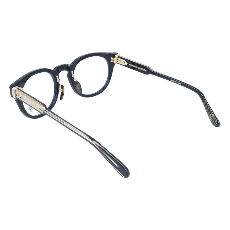 【Chrome Hearts】クロムハーツ メガネフレーム 伊達メガネ CHROME HEARTS DINGALONGLINGLONG BK-18KGP 49サイズ ボストン ユニセックス メンズ レディース