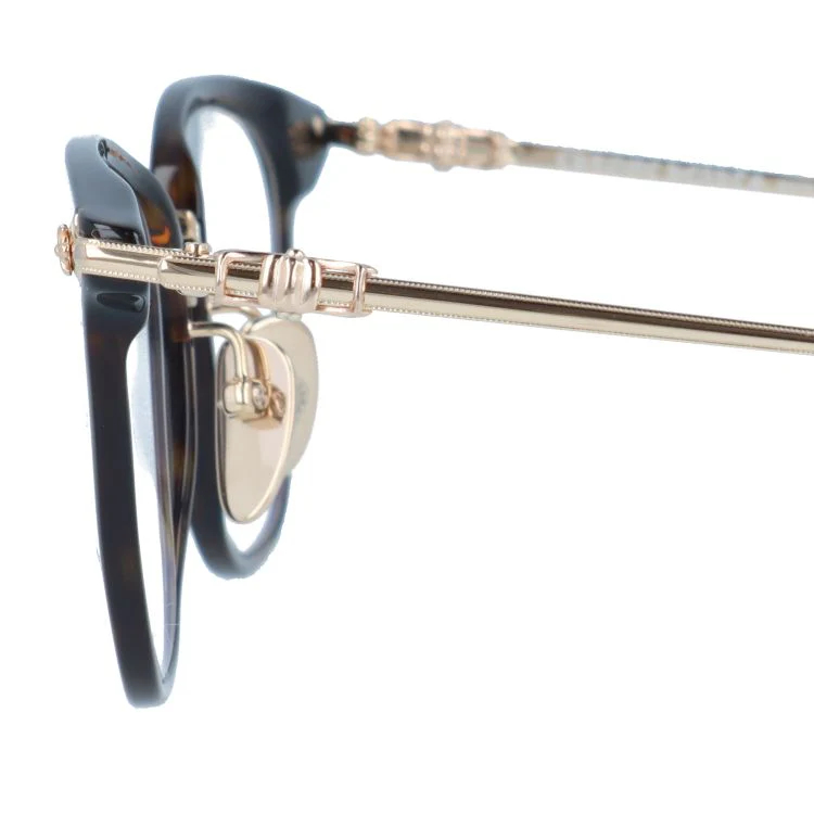 【Chrome Hearts】クロムハーツ メガネフレーム 伊達メガネ CHROME HEARTS SHAGASS DT/GP 51サイズ CHクロス ウェリントン型 ユニセックス メンズ レディース