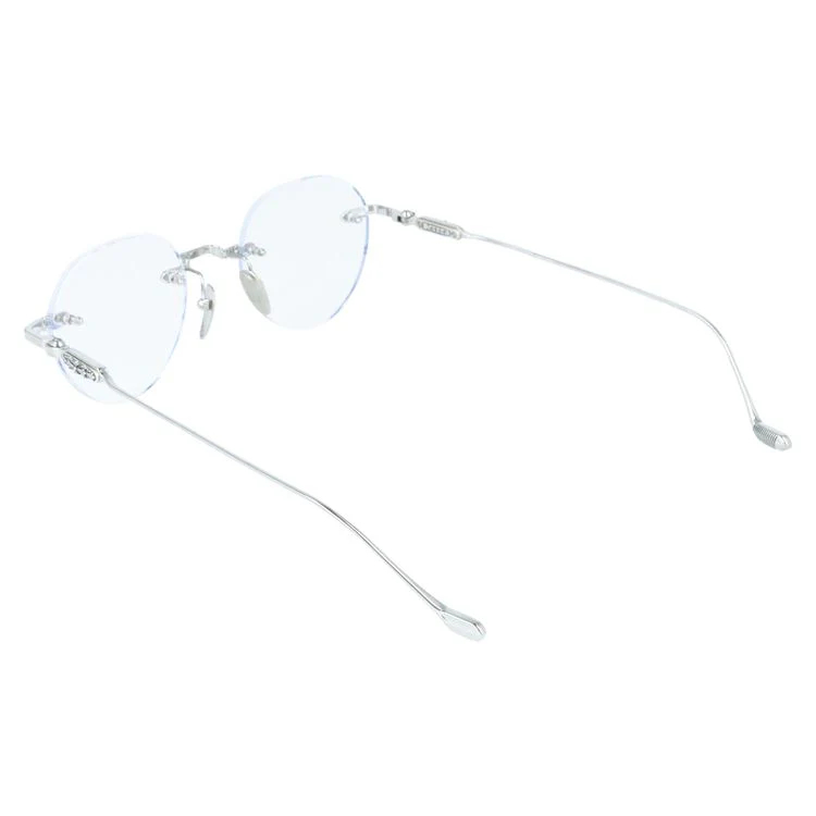 【Chrome Hearts】クロムハーツ メガネフレーム 伊達メガネ CHROME HEARTS SOFFFFFFFFERS I SS 49サイズ フローラル ボストン型 リムレス ツーポイント ユニセックス メンズ レディース