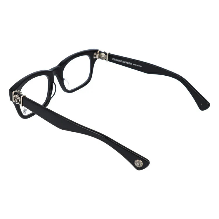 クロムハーツ メガネ 度付き 度なし 伊達メガネ 眼鏡 メガネフレーム CHROME HEARTS アジアンフィット GITTIN ANY?-A 52サイズ スクエア型 ユニセックス メンズ レディース 紫外線 UVカット ラッピング無料