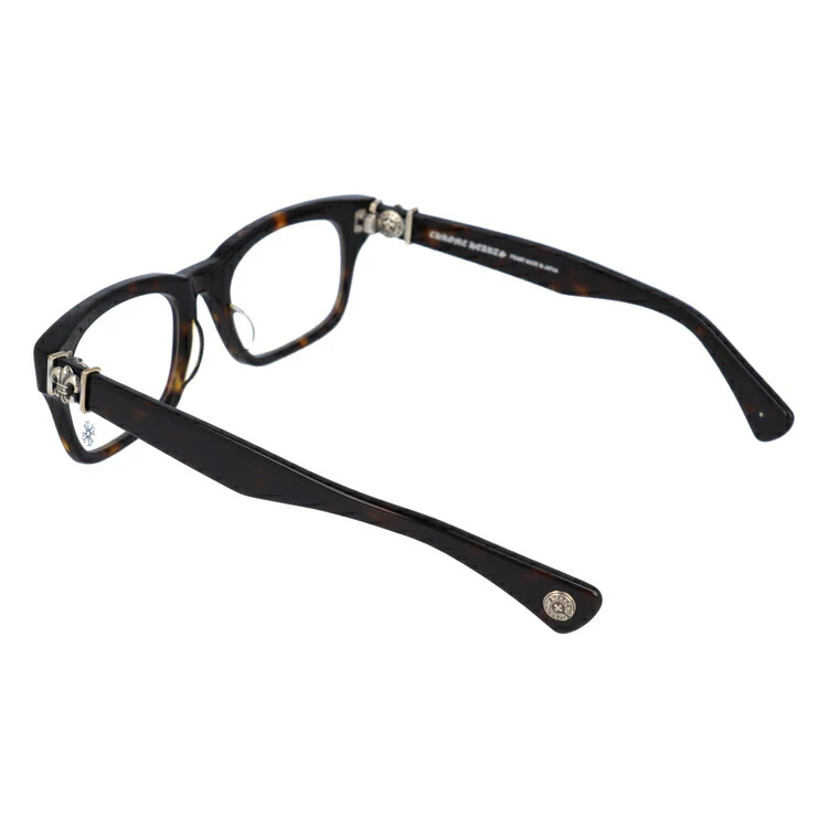 クロムハーツ メガネ 度付き 度なし 伊達メガネ 眼鏡 メガネフレーム CHROME HEARTS アジアンフィット GITTIN ANY?-A DT 52サイズ スクエア型 ユニセックス メンズ レディース 紫外線 UVカット ラッピング無料