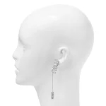 クリスタルチャーム付 ピアス