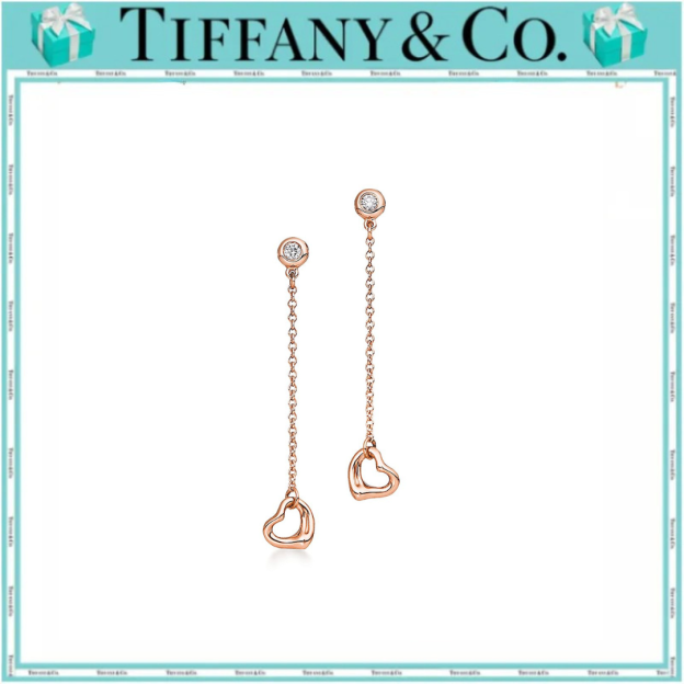 ティファニー エルサ・ペレッティ™ ダイヤモンド バイ ザ ヤード™ オープン ハート ピアス