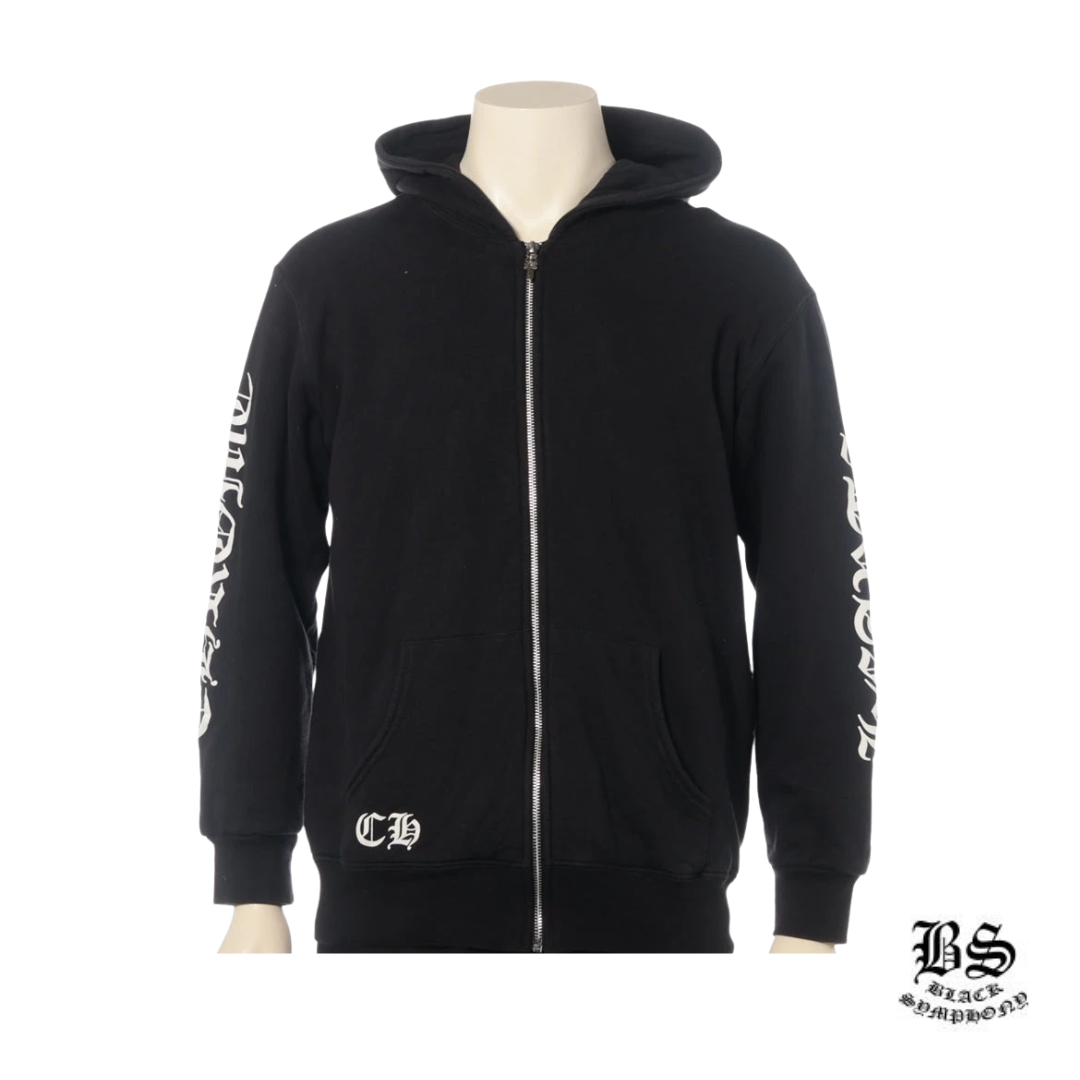 クロムハーツ ホースシュー パーカー コットン ブラック